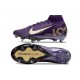Nike Air Zoom Mercurial Superfly X Elite SG MBAPPE Fioletowy Biały