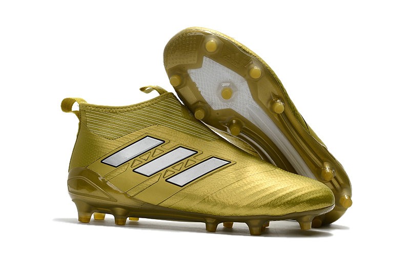 Adidas Buty Piłkarskie ACE 17+ PureControl FG - Złoty Biały