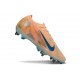 Nike Air Zoom Mercurial Vapor 16 Elite SG KM Pomarańczowy Niebieski