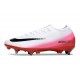 Nike Air Zoom Mercurial Vapor 16 Elite SG Biały Czarny Czerwony