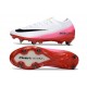 Nike Air Zoom Mercurial Vapor 16 Elite SG Biały Czarny Czerwony