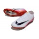 Nike Air Zoom Mercurial Vapor 16 Elite SG Biały Czarny Czerwony