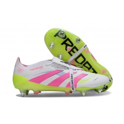 Korki Pilkarskie Adidas Predator Elite FT FG Biały Różowy Zawistny