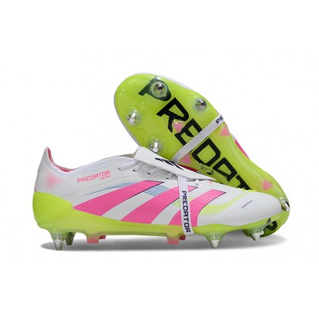 Korki Pilkarskie Adidas Predator Elite FT FG Biały Różowy Zawistny