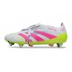Korki Pilkarskie Adidas Predator Elite FT FG Biały Różowy Zawistny