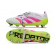 Korki Pilkarskie Adidas Predator Elite FT FG Biały Różowy Zawistny