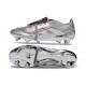 Korki Pilkarskie Adidas Predator Elite FT FG Srebro Czerwony