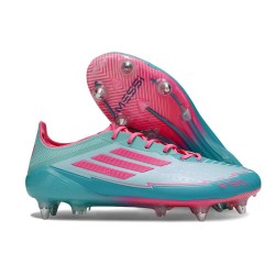 Buty Piłkarskie Adidas F50 Elite SG X Messi Niebieski Różowy