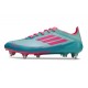 Buty Piłkarskie Adidas F50 Elite SG X Messi Niebieski Różowy