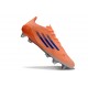 Buty Piłkarskie Adidas F50 Elite SG Pomarańczowy Niebieski