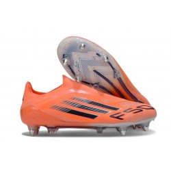 Korki Adidas F50 Elite Laceless SG-Pro Pomarańczowy Czarny