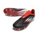 Korki Adidas F50 Elite Laceless SG-Pro Czarny Czerwony Biały
