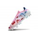 Korki Adidas F50 Elite Laceless SG-Pro Biały Czerwony Niebieski