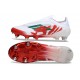 Korki Adidas F50 Elite Laceless SG-Pro Biały Czerwony Zielony
