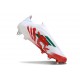 Korki Adidas F50 Elite Laceless SG-Pro Biały Czerwony Zielony