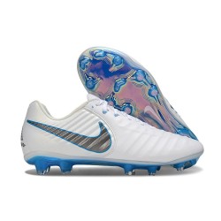 Korki Nike Tiempo Legend X Elite FG Biały Niebieski Wilczy