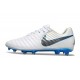 Korki Nike Tiempo Legend X Elite FG Biały Niebieski Wilczy