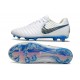 Korki Nike Tiempo Legend X Elite FG Biały Niebieski Wilczy