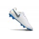 Korki Nike Tiempo Legend X Elite FG Biały Niebieski Wilczy