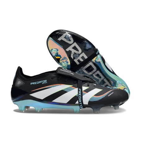 Buty Piłkarskie Adidas Predator Elite FT FG Czarny Biały Niebieski