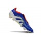 Buty Piłkarskie Adidas Predator Elite FT FG Niebieski Biały Czerwony