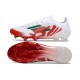 Korki Adidas F50 Elite FG Biały Czerwony Zielony