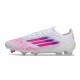 Korki Adidas F50 Elite FG Biały Różowy