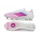 Korki Adidas F50 Elite FG Biały Różowy