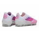 Korki Adidas F50 Elite FG Biały Różowy