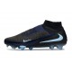 Buty piłkarskie Nike PHANTOM 6 HIGH ELITE FG Czarny Niebieski