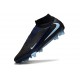 Buty piłkarskie Nike PHANTOM 6 HIGH ELITE FG Czarny Niebieski