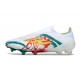 Korki adidas F50 Elite Laceless FG Biały Zielony Złoto