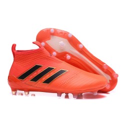 Adidas ACE 17+ PureControl FG Korki Pilkarskie - Pomarańczowy Czarny