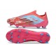 Korki adidas F50 Elite Laceless FG Czerwony Niebieski