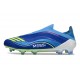 Korki adidas F50 Elite Laceless FG X MESSI Niebieski Zawistny