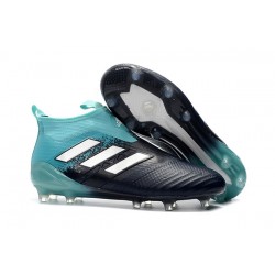 Adidas ACE 17+ PureControl FG Korki Pilkarskie - Czarny Niebieski