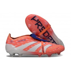 Buty Piłkarskie Adidas Predator Elite FT FG Pomarańczowy Biały