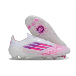 Korki Adidas F50 Elite FG Biały Różowy