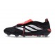 adidas Predator Elite 26 Fold Over Tongue FG Czarny Biały Czerwony