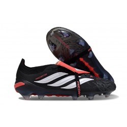 adidas Predator Elite 26 Fold Over Tongue FG Czarny Biały Czerwony