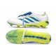 adidas Predator Elite 26 Fold Over Tongue FG Biały Niebieski Zawistny
