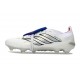 adidas Predator Elite 26 Fold Over Tongue FG Biały Srebro Niebieski