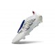 adidas Predator Elite 26 Fold Over Tongue FG Biały Srebro Niebieski