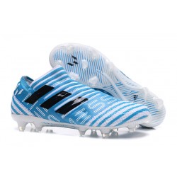 Adidas Nemeziz 17+ 360 Agility FG Buty Piłkarskie - Biały Niebieski