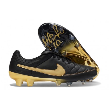 Buty Piłkarskie Nike Tiempo Maestro Elite FG Czarny Złoto
