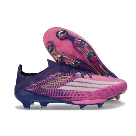 adidas F50+ Elite FG X Lamine Yamal Różowy Fioletowy Biały