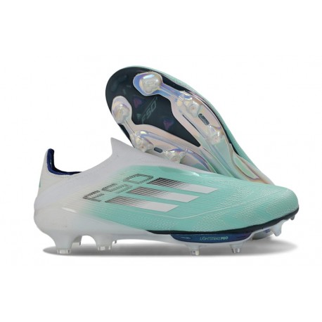 adidas Korki Pilkarskie F50+ Elite Laceless FG Zielony Srebro