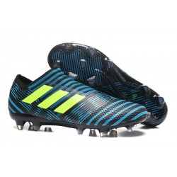 Adidas Nemeziz 17+ 360 Agility FG Buty Piłkarskie - Niebieski Czarny Zawistny