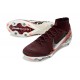 Nike Air Zoom Mercurial Superfly X Elite SG Burgund Srebrny metaliczny