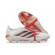 adidas Predator Elite 26 Fold Over Tongue FG Biały Czerwony Czarny